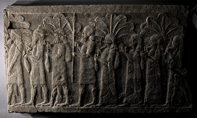 Figure 6. Video of the reflectance transformation imaging model of a relief from the north palace of Ashurbanipal, with the light source moving from left to right, then from top to bottom (© Li Sou).